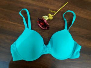 Zivame Turquoise Push Up Bra