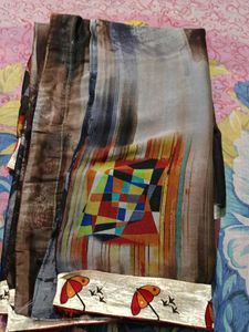 Colorful Printed Saree