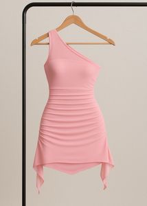 Single Sleeves Mini Dress