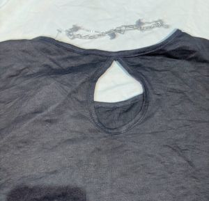 Shein Black Crop Top