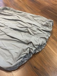 A-LINE HIGH WAISTED MID LENGTH LANTERN SKIRT