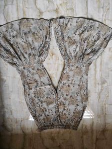 Embroidered Kurta With Plazo Set