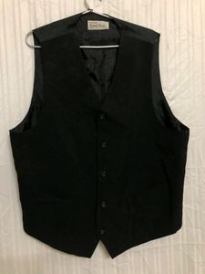 Richard Horris Black V-neck Vest