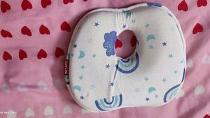 LuvLap Memory Foam Baby Head Shaping Pillow