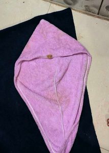 Vintage Green Eye Mask, Hair Towel And Face Roller