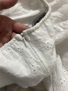 Pintresty 🌸White Eyelet Mini Dress