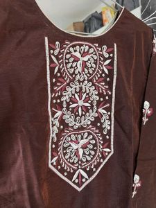 Brown stylish Kurti