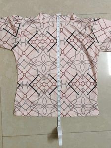 Stylish Pink Printed Top