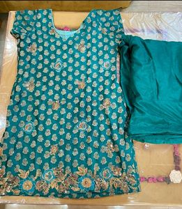 Beautiful Brocket Kurta With Salwar