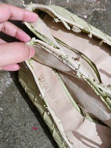 Luna Blu Worn Ballet Flats