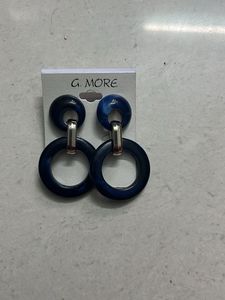 Dark Blue Earring