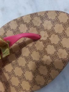 Pink &amp; Gold Sandals
