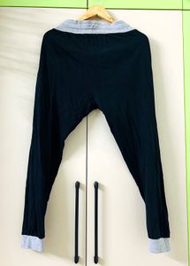Stylish Black and Gray Lounge Pants