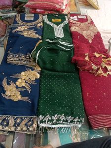 Elegant Salwar Kameez Sets 3pc Combo