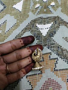 Peacock Jhumka Earrings