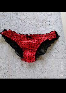 Red Black Dots Panty