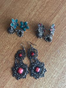 Combo Offer🎉🔊Jhumkas &amp; Earrings♥️