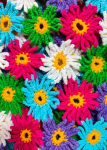 Floral Crochet Colorful Jacket
