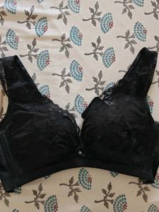 Elegant Black Lace Bra