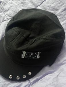 olive green Studded Cap