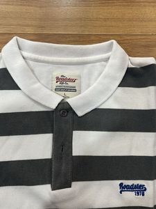 Roadster Multi Colour Striped T-Shirt