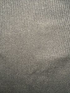 Cropped ribbed turtleneck top