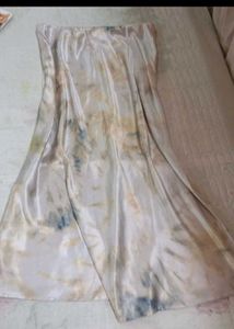 Satin Midi skirt
