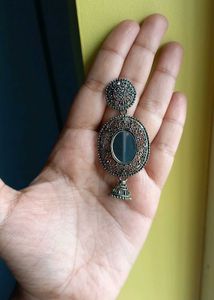 Silver Mirror Danglers