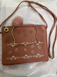 Brown Sling Bag