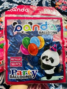 Panda Party Balloons Packets (Decoration Items)