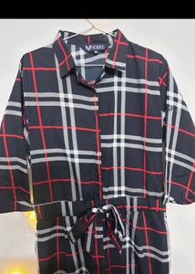 Checkered jumpsuit