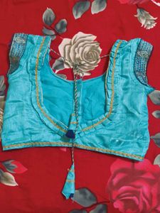 Elegant light Blue Saree