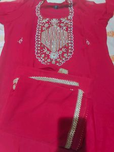 Rani Pink Kurta Set