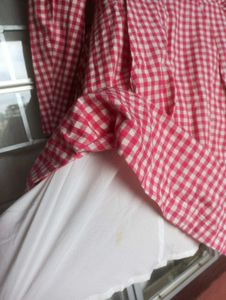 Vintage Gingham Knot-Front Dress