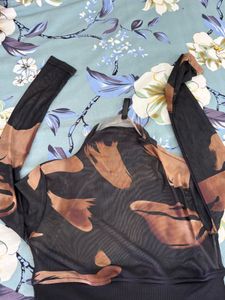 Stylish Patterned Long Sleeve Top