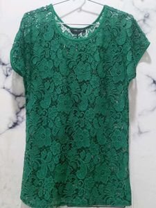 Green Floral Lace Top💚💚