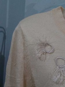 Cream Knit Dress