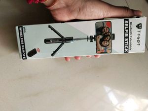 2 in 1 Selfie Stick Tripod With Bluetooth Remote