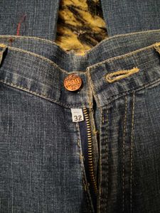 vintage Embroidered Flare Leg Jeans