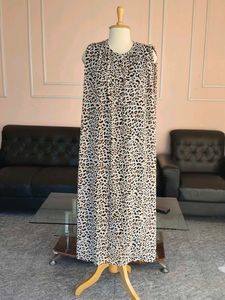 Leopard Print Sleeveless Dress