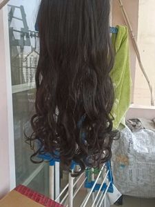 Long Brown Curly Clip In Hair Extensions
