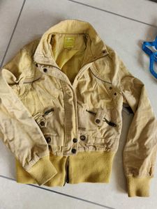 Light Yellow Cordouroy Jacket