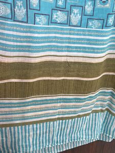 Classy Light Blue Printed Dupatta