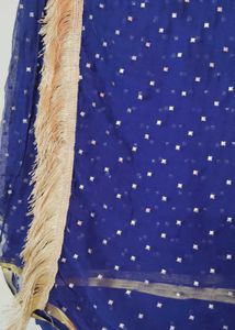 Elegant Blue Saree