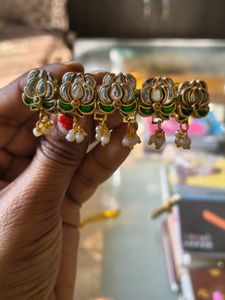 Lotus Kundan Clip