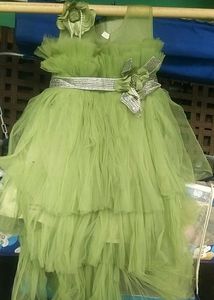 Green Party Dress
