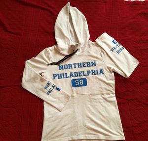 Teamspirit White Hooded Jumper