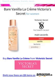 Bare Vanilla La creme Body Mists