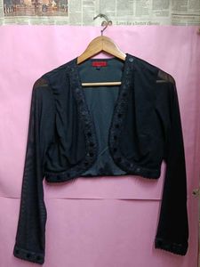 Elegant Black Bolero Shrug