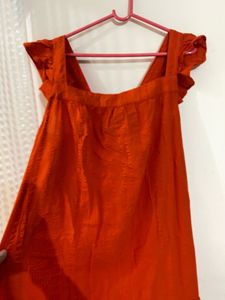 Orange dress